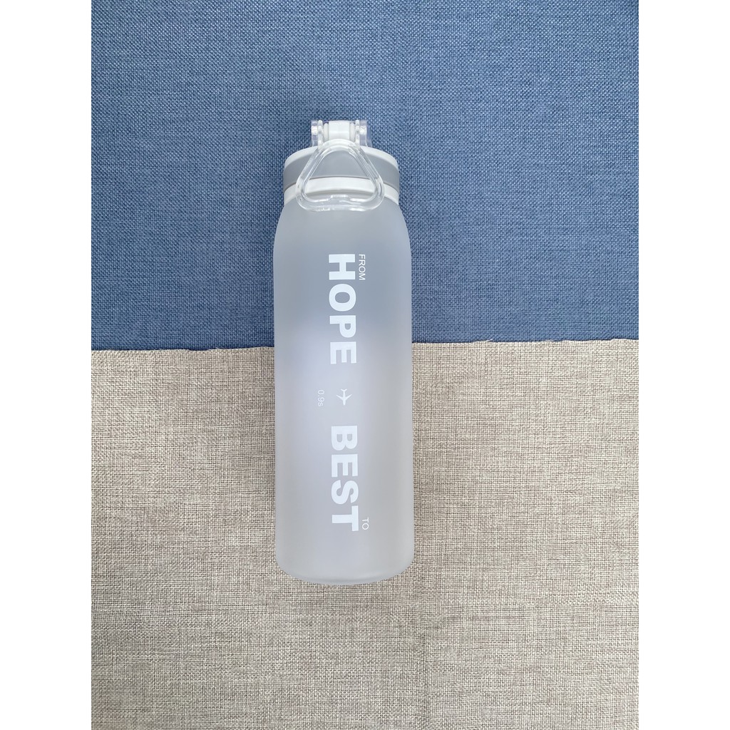 [KÈM CỌ RỬA] Bình Nước Thể Thao Cao Cấp Bình Nước Gym Tritan HOPE BEST 900ml PK19