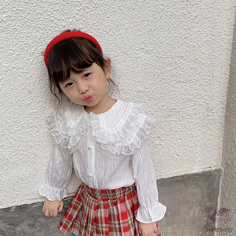 Áo tay dài kiểu Hàn Quốc thời trang xuân thu cho bé gái