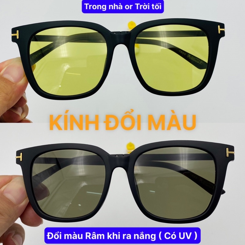 Kính đổi màu xuyên đêm chống loá đèn xe khi trời tối