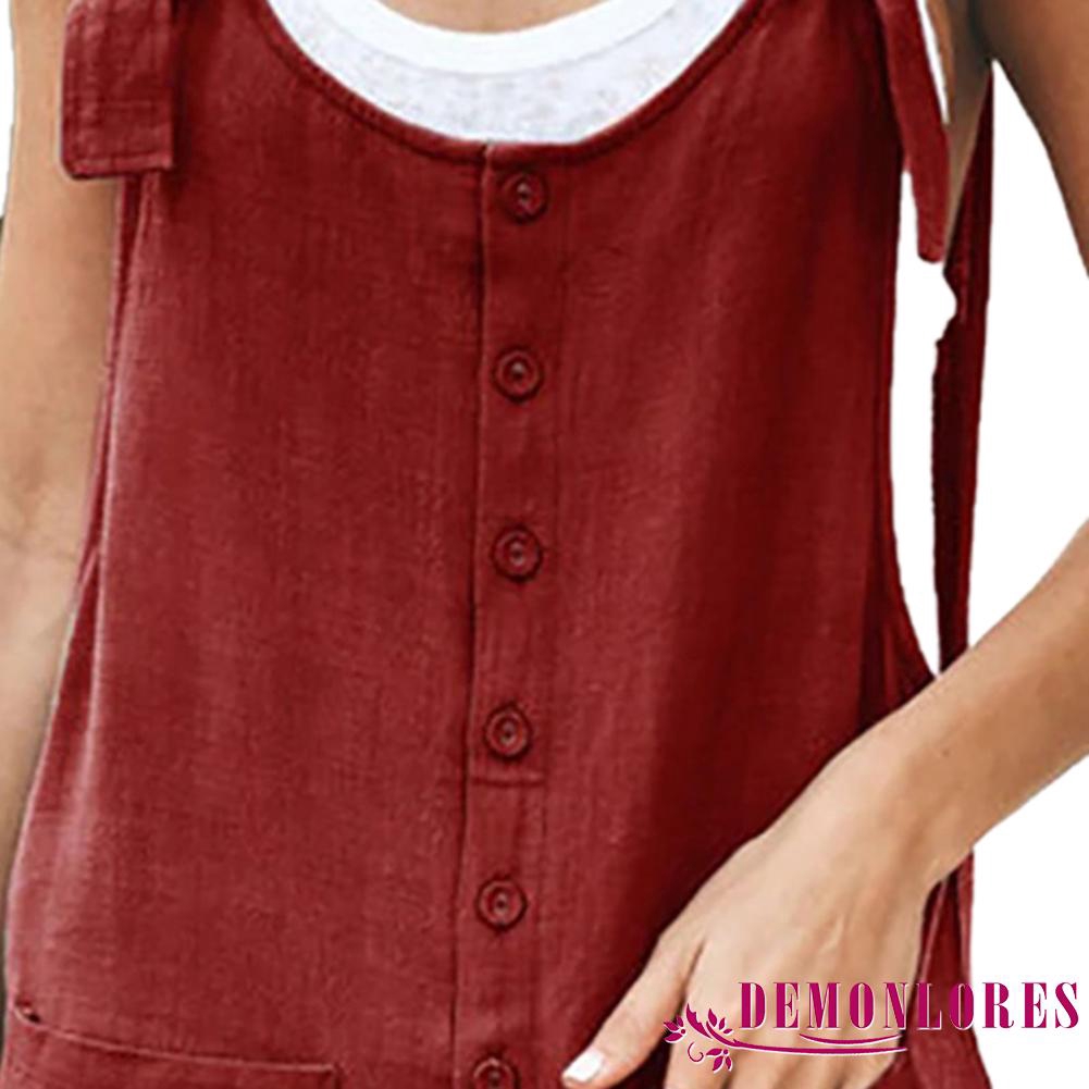 Áo liền quần ngắn hai dây hợp thời trang cho nữ