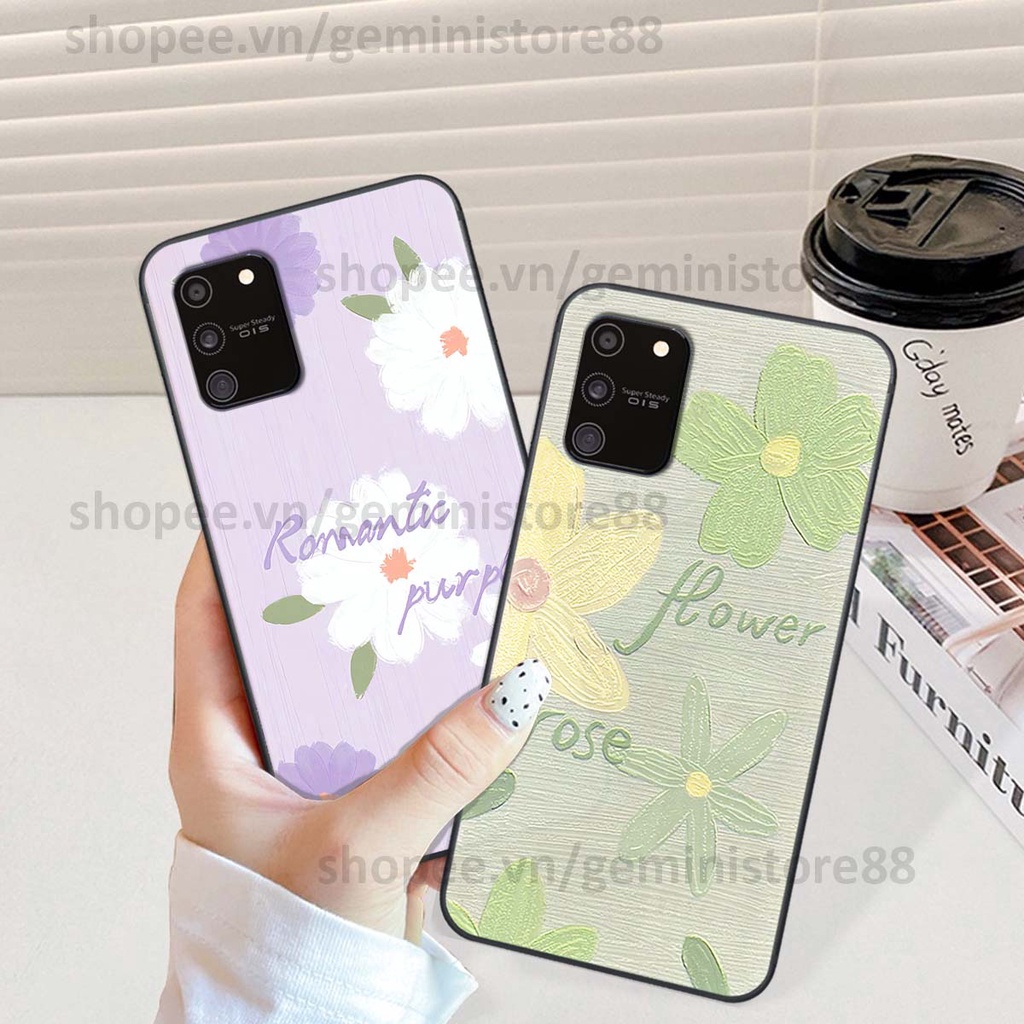Ốp Samsung S10 Lite in hình hoa lá nhiều màu sắc siêu đẹp, siêu xinh, siêu cá tính