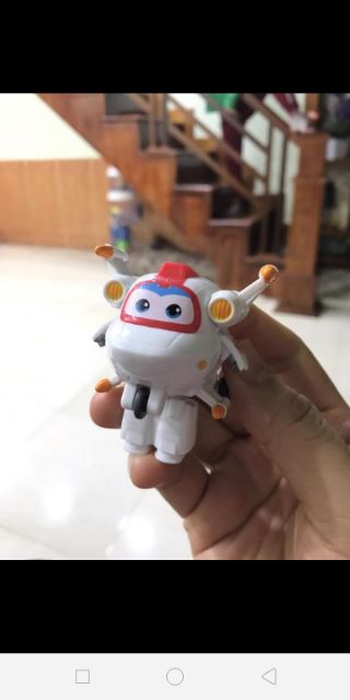 Đội bay siêu đẳng super wings Robot biến hình máy bay mini