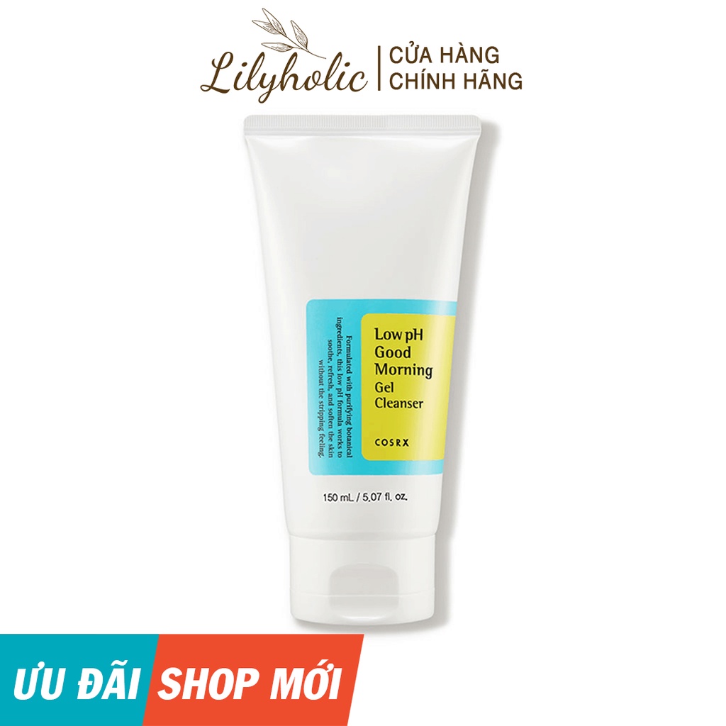 Sữa rửa mặt Cosrx Low pH Good Morning Gel Cleanser