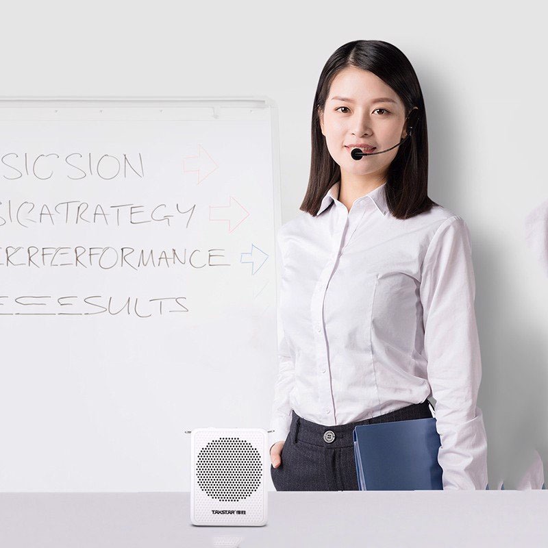 Takstar E126W - Máy Trợ Giảng Không Dây UHF, Công Suất 8W Cho Giảng Dạy, Bán Hàng, Tour Du Lịch