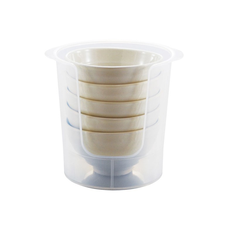 [Hỏa tốc HCM] Combo Hộp nhựa đựng thực phẩm Fitin Pack nắp dẻo 900m và Hộp đựng bát đĩa cất gọn Nhật Bản