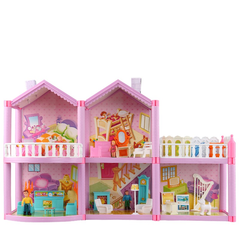 Mô Hình Đồ Chơi Ngôi Nhà Búp Bê Barbie Dành Cho Trẻ 5-6 - 8 Tuổi