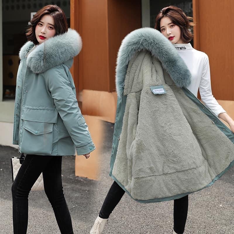 Áo khoác parka lót lông Quảng Châu