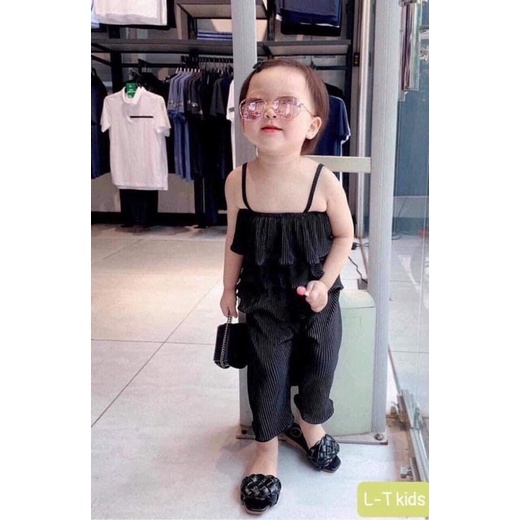 Set Hai Dây Dập Li Sang Chảnh Cho Bé Gái 10-22kg