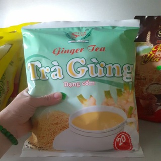 Trà gừng túi 20 gói dạng cốm