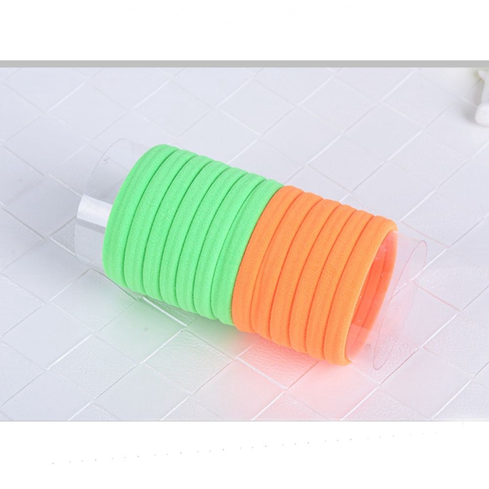 Set 40/60 dây buộc tóc nhiều màu đơn giản thời trang cho nữ