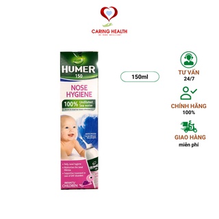 Dung dịch xịt mũi đẳng trương trẻ em Humer 150 Nose Hygiene Infant 150ml