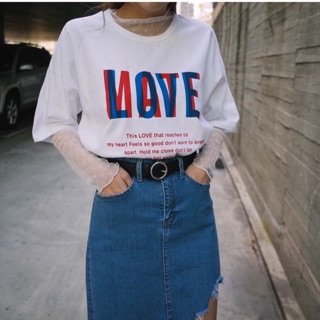 Áo thun tay lở form rộng unisex