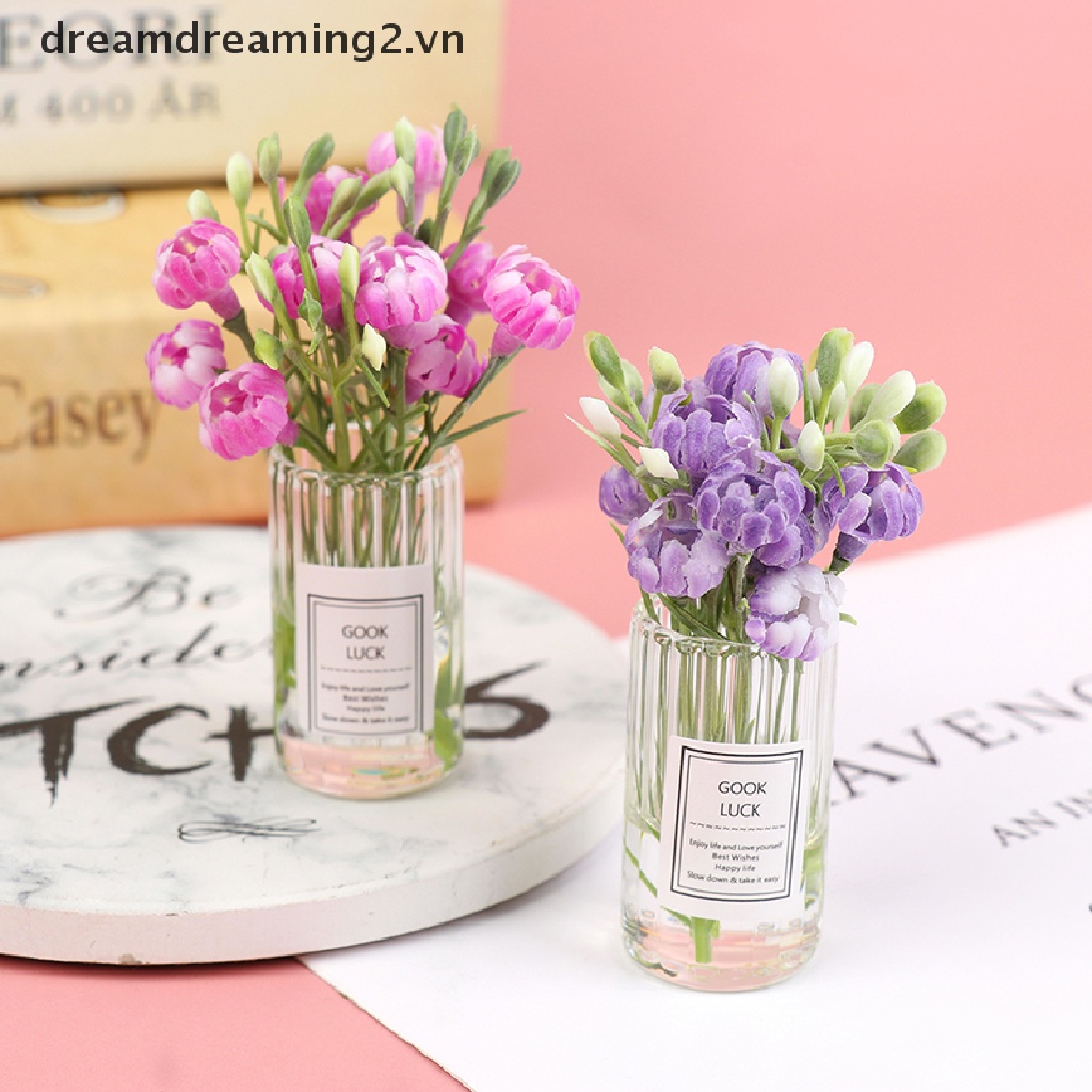 Bình Hoa Nhài Mini Tỉ Lệ 1: 12 Xinh Xắn Đáng Yêu