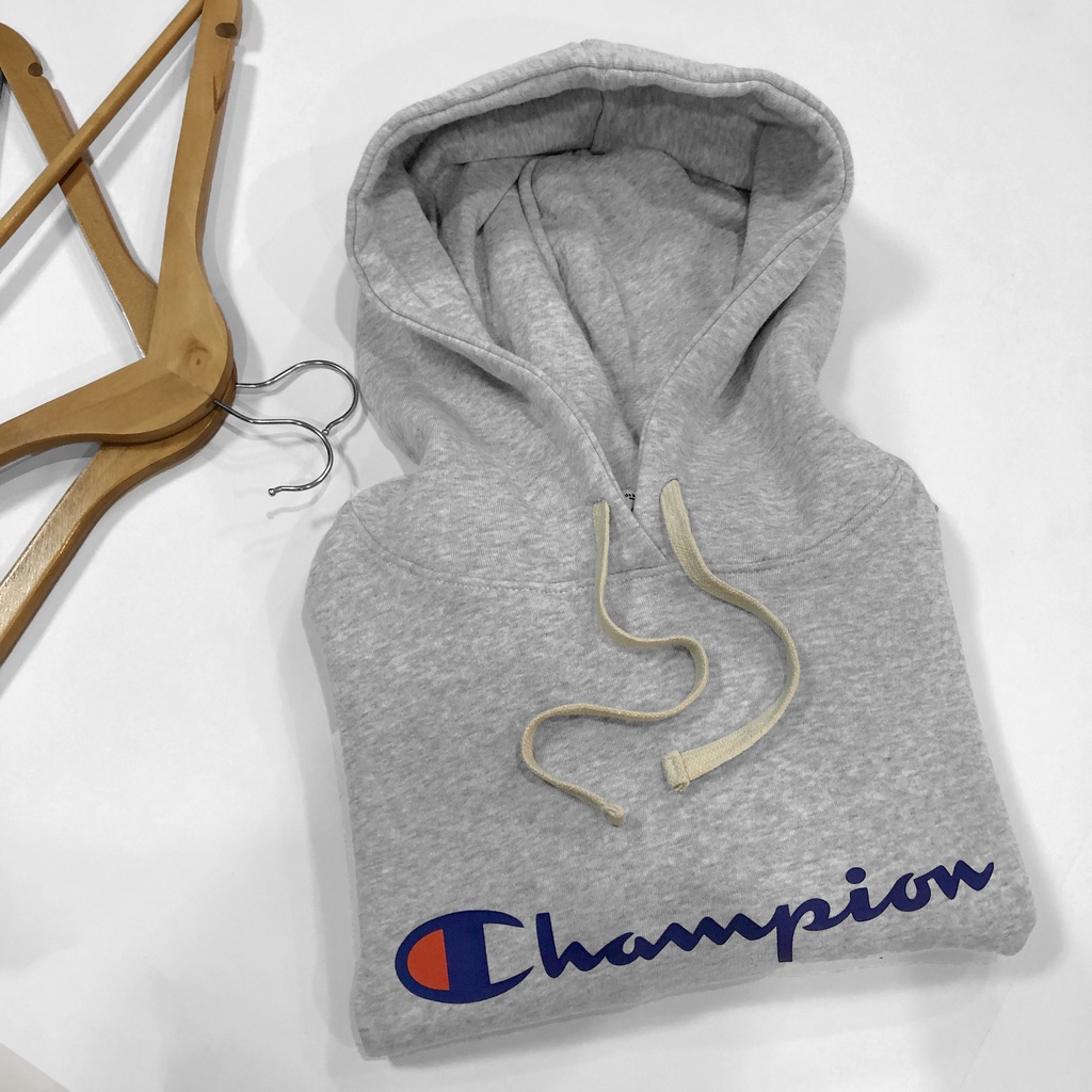 áo Hoodie Champion nỉ cotton form rộng unisex, Hoodie dáng rộng dài tay, phong cách thể thao đường phố, Zoeclothing