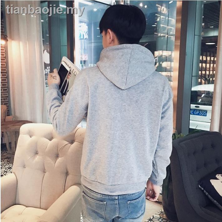 Áo Hoodie Nam Màu Trơn (M-3Xl) 3 Màu Trắng / Đen / Xám