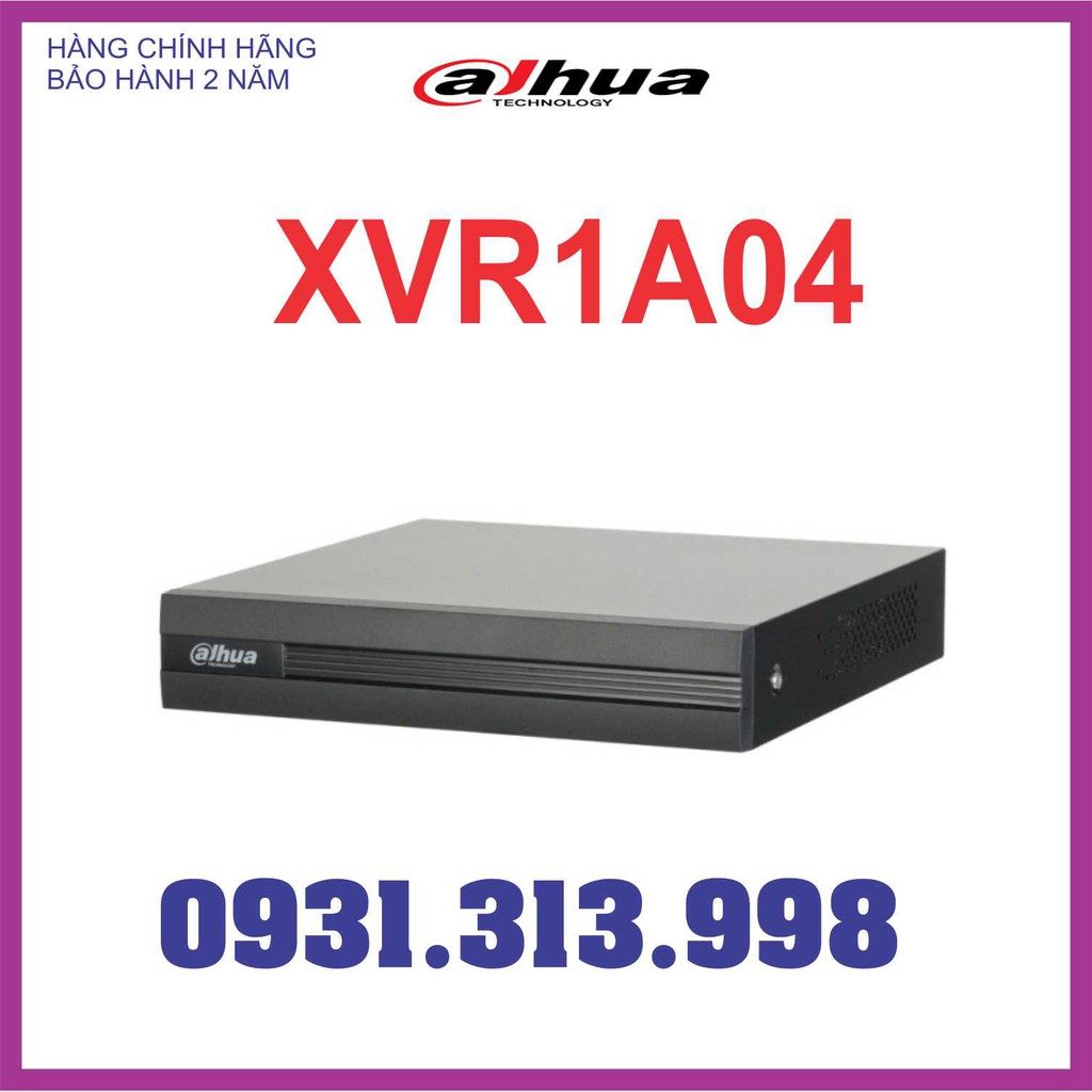 ĐẦU GHI HÌNH DAHUA 4 KÊNH XVR1A04 (CHUYỂN SANG MÃ DH-XVR1B04-I)