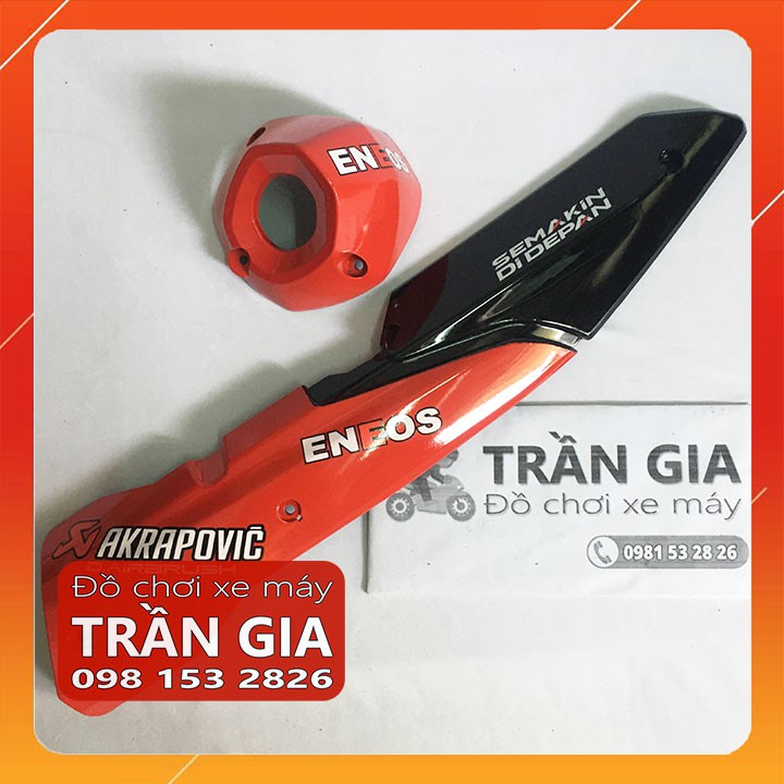 Ốp pô xe exciter 155 vva, che bô kiểu ex 155 ex155 năm 2020-2021
