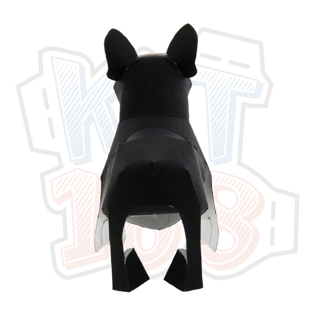 Mô hình giấy động vật Chó French Bulldog size 24cm