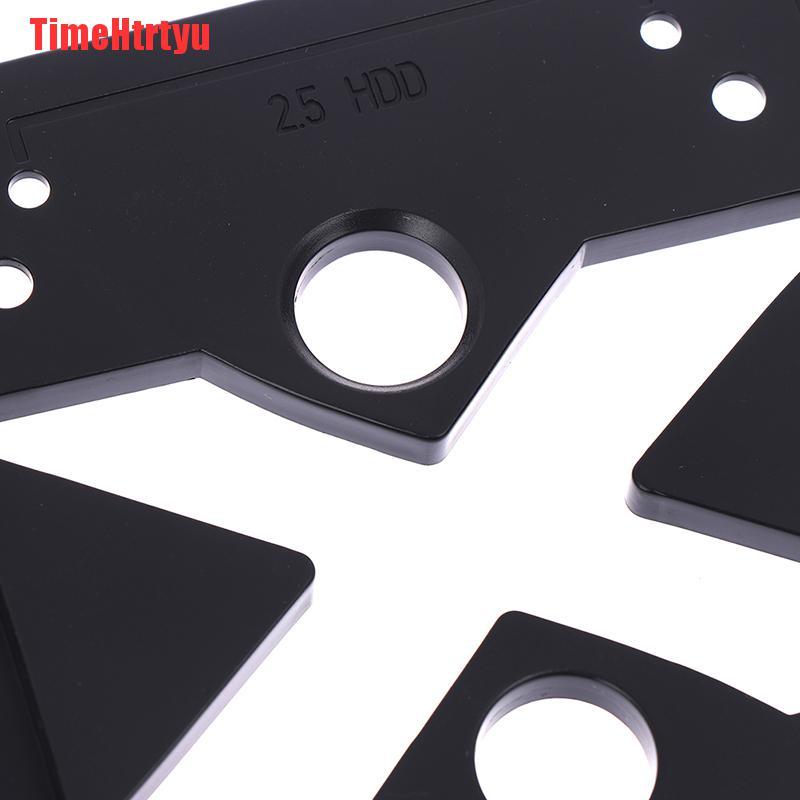 TimeHtrtyu 5.25 Optical Drive Position to 3.5 to 2.5 inch SSD 8CM Fan Hard Drive Holder