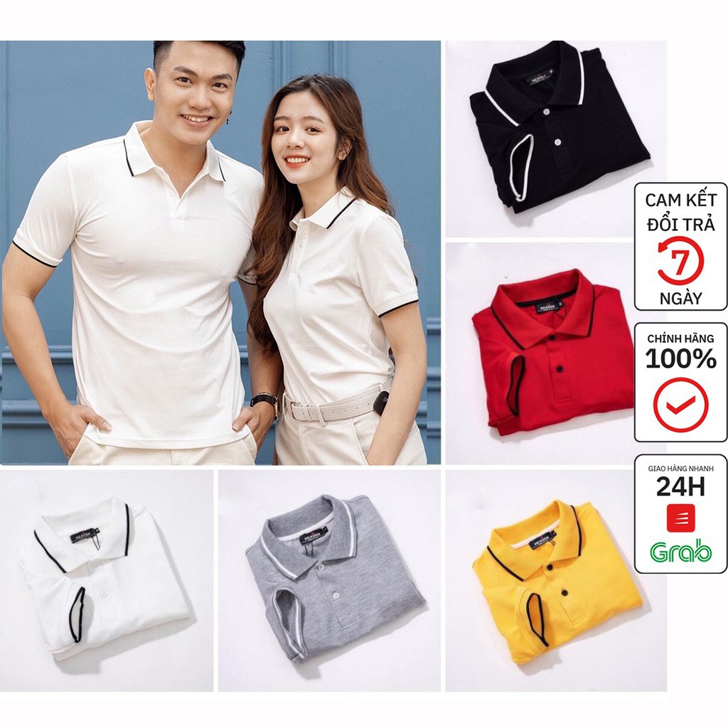 Áo đôi nam nữ có cổ (polo) (Size S-3XL)