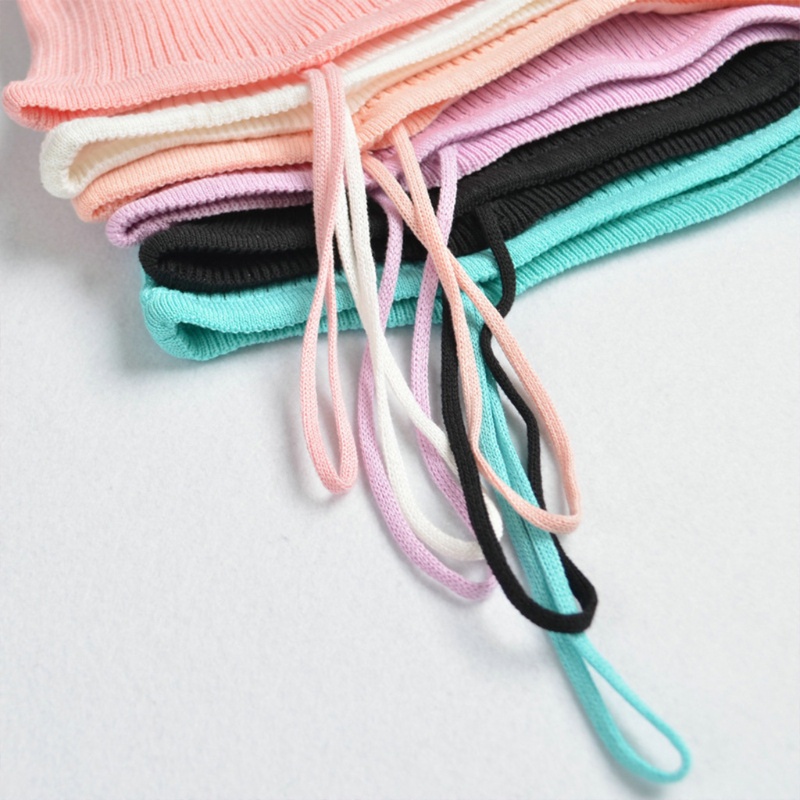 Áo Tank Top Hai Dây Ôm Dáng Họa Tiết Bướm Xinh Xắn Cho Nữ