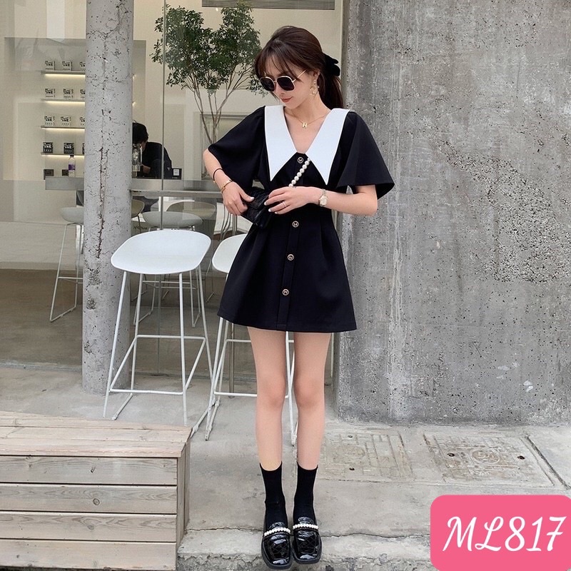 Đầm cổ sen siêu xinh size 6590ky siêu hot