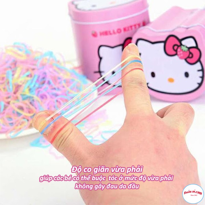 Hộp Chun Buộc Tóc HELLO KITTY Đáng Yêu Cho Bé - 00170