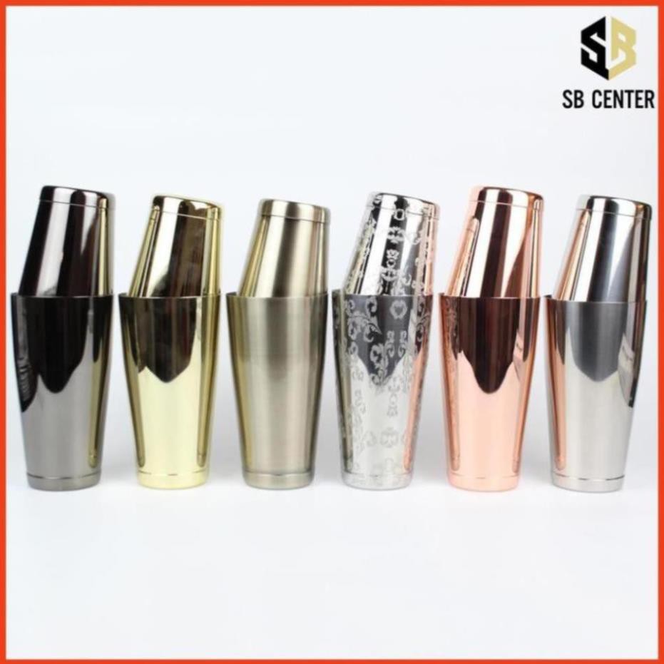 Boston shaker inox 2 đáy
