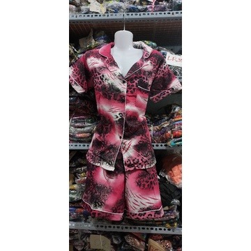 Bộ  pijama đùi lụa