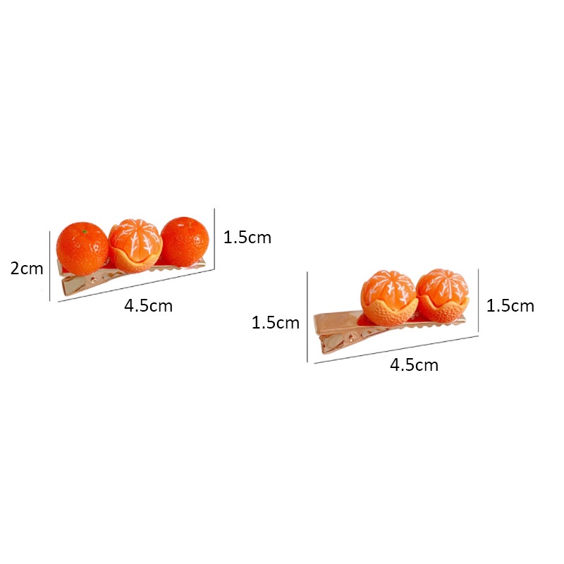 1 Kẹp Tóc Hình Trái Cây Dễ Thương Cho Nữ