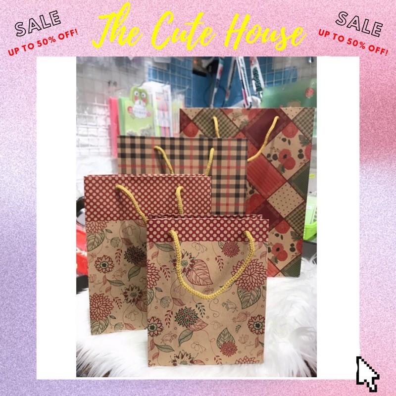 Túi giấy kraft đựng quà tặng lịch sự thân thiện với môi trường | BigBuy360 - bigbuy360.vn