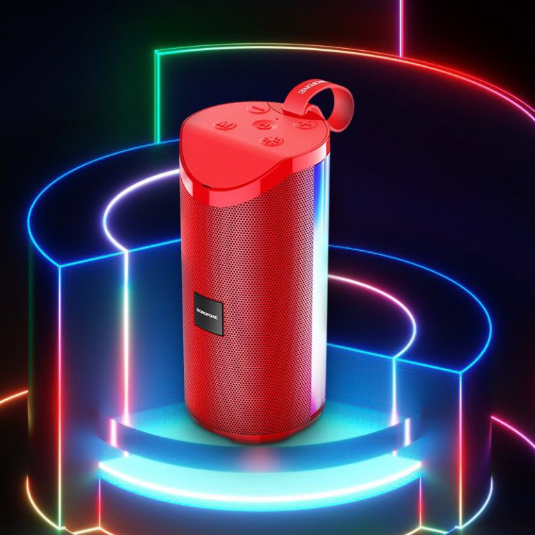 Loa Bluetooth Borofone BR5, Bluetooth 5.0, nghe nhạc,FM, hỗ trợ thẻ nhớ, USB , Đèn Led theo nhạc