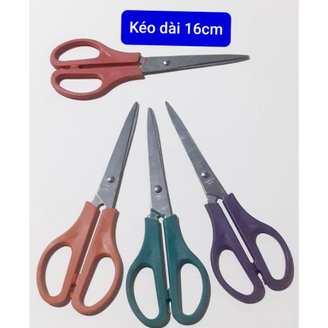 Kéo cắt thủ công cán nhựa (16cm)