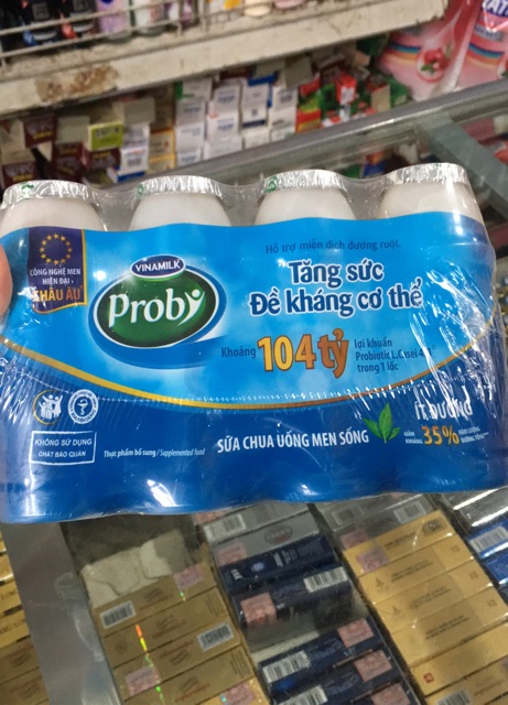 Sữa Chua Uống Proby Vỉ 4 hộp x 130ml (Nhận đơn qua Grab/Nowship) | BigBuy360 - bigbuy360.vn