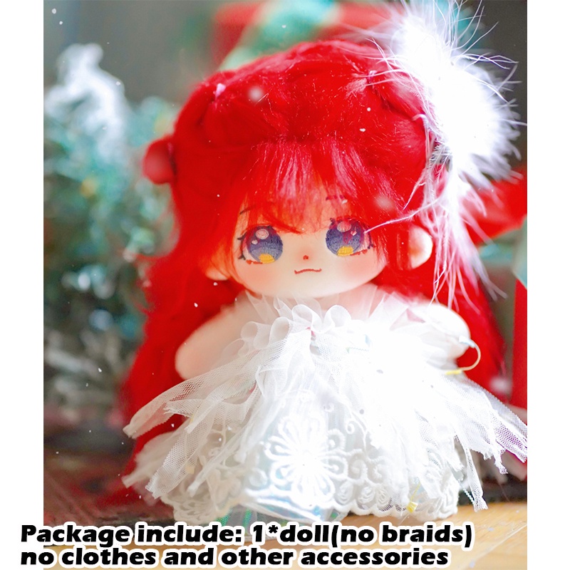 Búp Bê Nữ Ca Sĩ Lisa Rose Jisoo Taeyeon 20cm Tóc Dài Màu Đỏ