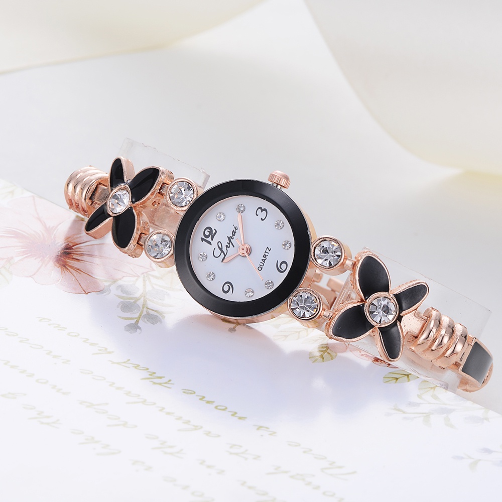 Đồng Hồ Lvpai Nữ Mặt Đính Kim Cương Sang Trọng