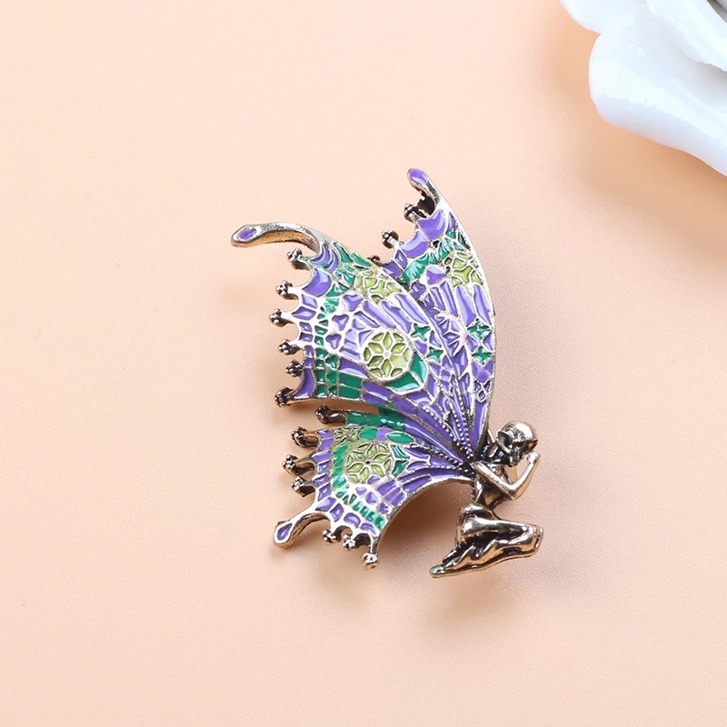 Ghim Cài Áo Hình Bươm Bướm Phong Cách Mới Đáng Yêu