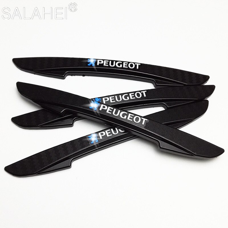 Miếng Dán Viền Cửa Xe Hơi Bằng Sợi carbon Chống Va Chạm Cho peugeot 308 301 5008 408 307 206 207