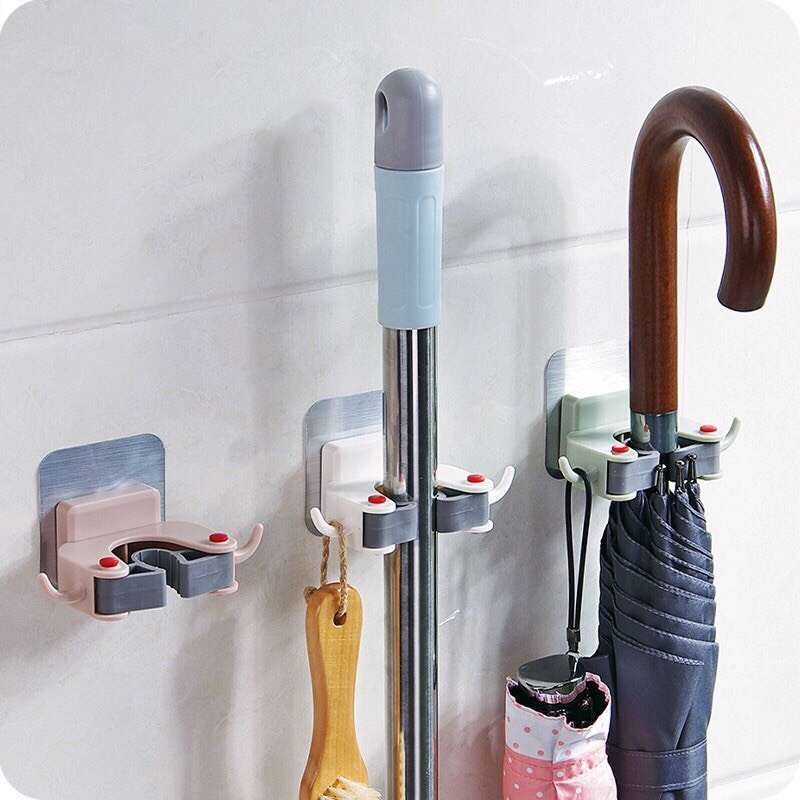 Móc Kẹp Treo Cây Lau Nhà Dán Tường