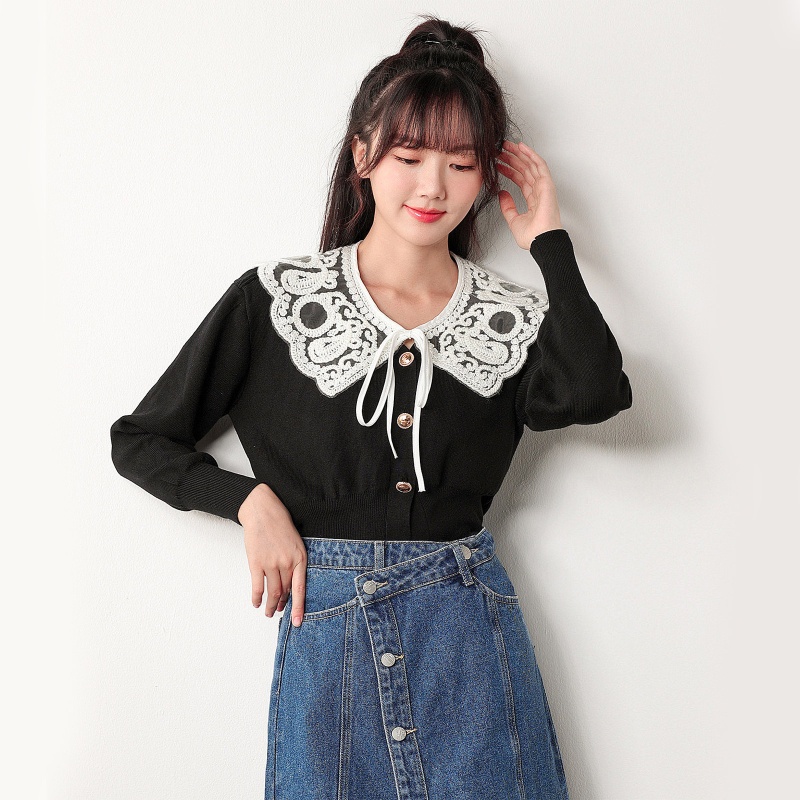 Han Khăn Choàng Cổ Giả Thêu Hoa Paisley Thắt Nơ Có Thể Tháo Rời Cho Nữ Shru