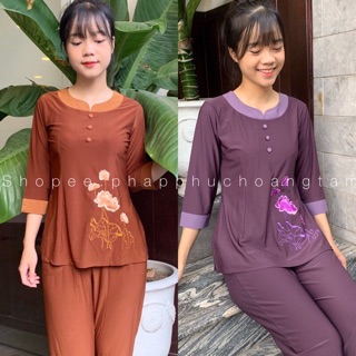Quần áo đi chùa # thun phối