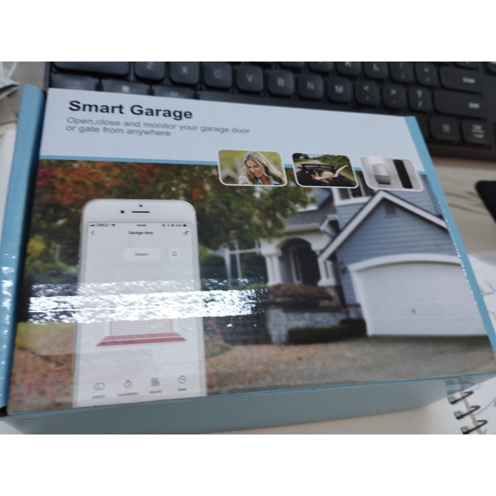 Bộ điều khiển cửa cuốn Garage 1 nút ấn thông minh Kết nối Wifi App Tuya/ Smart life - dùng được cho cửa cổng trượt