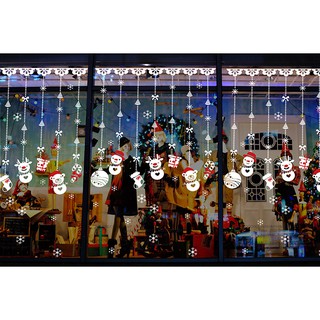 Decal dây thả người tuyết noel