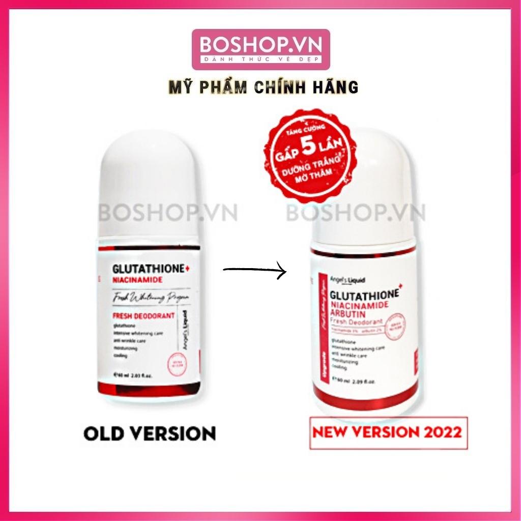 Lăn Khử Mùi Trắng Da Angel's Liquid Plus Niacinamide Arbutin CÓ CHE TÊN SẢN PHẨM- [Hàng cắt seal để kiểm tra chất lượng]