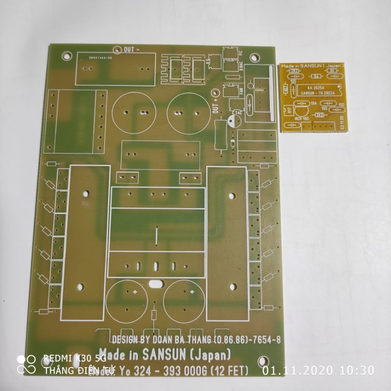 Mạch in 12FET + Mạch dao động 3525 ( Mua sl 2 trở lên để được hỗ trợ lắp nếu cần)