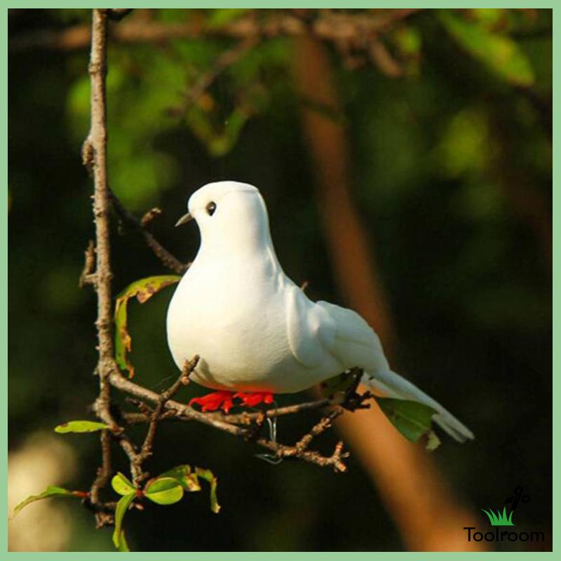 Mô Hình Chim Bồ Câu Làm Thủ Công Dùng Trang Trí Sân Vườn