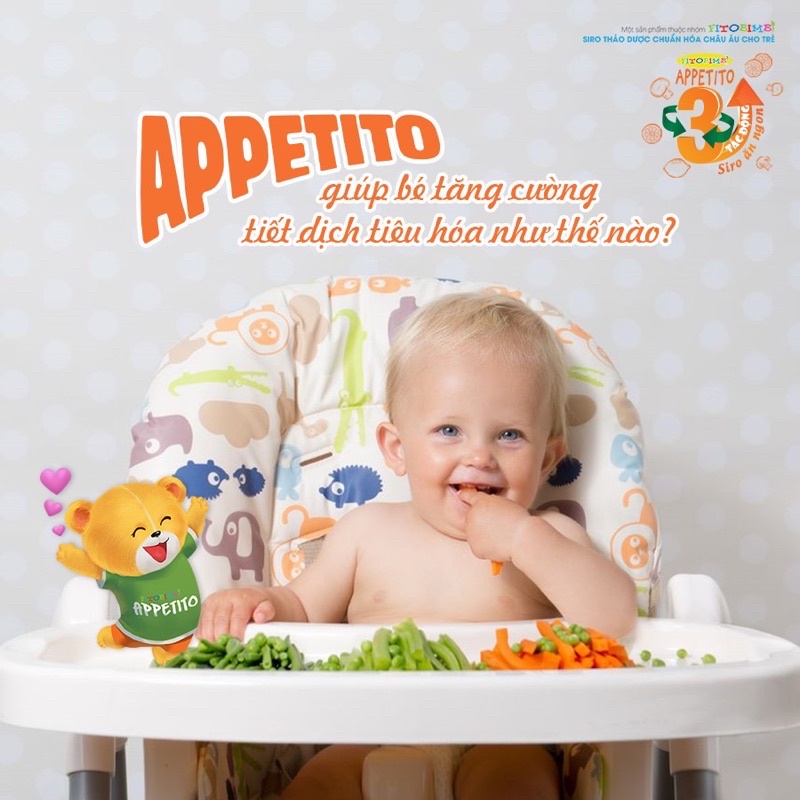 Fitobimbi Appetito - Hỗ trợ trẻ ăn ngon, tiêu hóa tốt