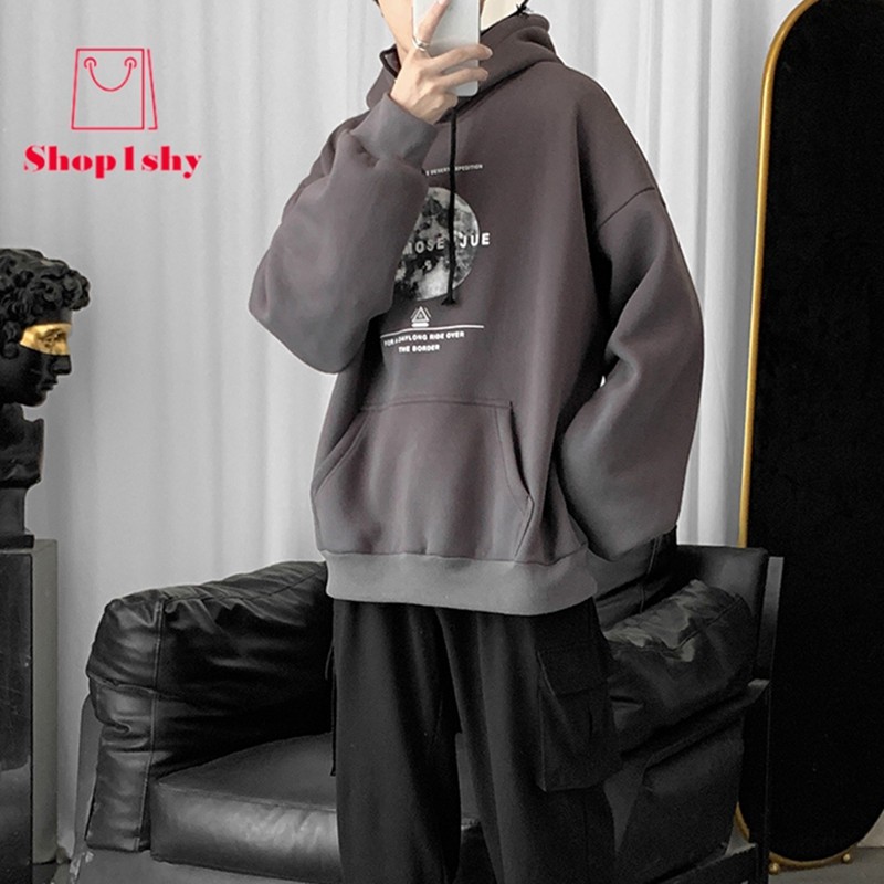 Hoodie áo chui đầu áo in thời trang thể thao đóng cửa