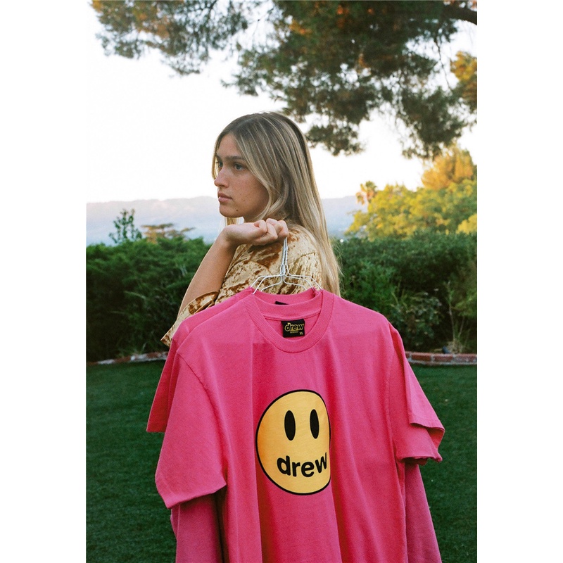 Áo thun Drew House Justin Bieber SS20 cao cấp, Áo Drew House Mascot, Tee Drew mặt cười unisex nam nữ mùa hè