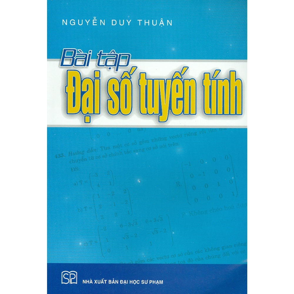 Sách - Bài tập Đại số tuyến tính
